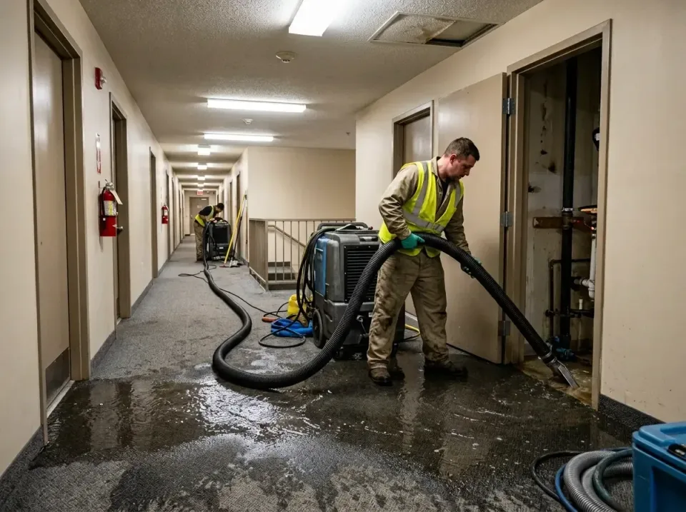 multi-unit-apartment-hallway-f-005 — frequently asked questions, Emergency Burst Pipe Water Extraction & Removal in Port Ora…